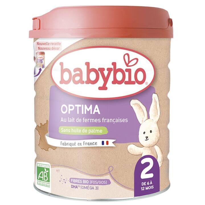"Babybio" - OPTIMA 2 ადაპტირებული ნარევი 6-12 თვ, 800 გრ.