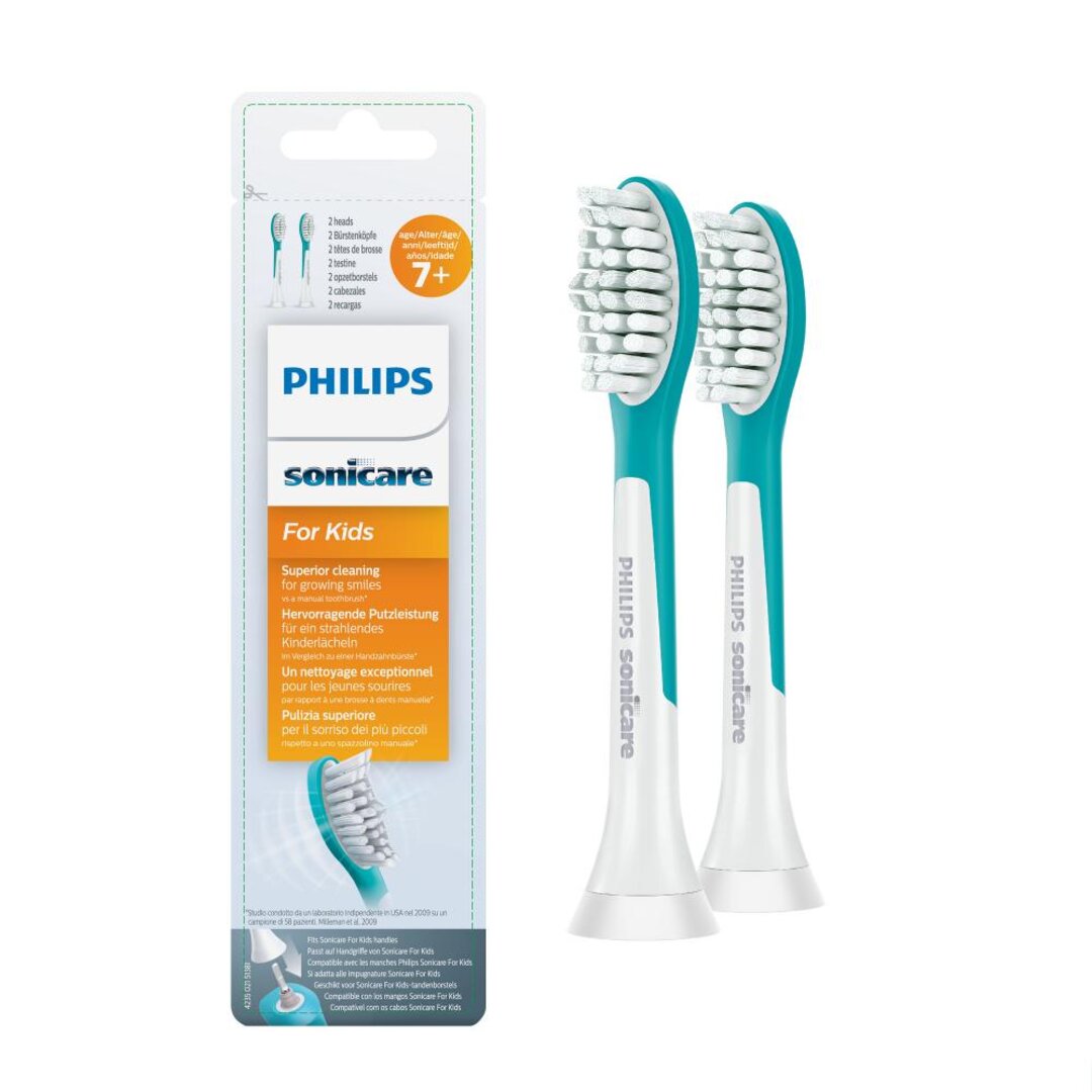 Philips Sonicare HX6042/33 კბილის ელ. ჯაგრისის სათადარიგო თავები, საბავშვო, 2ც.