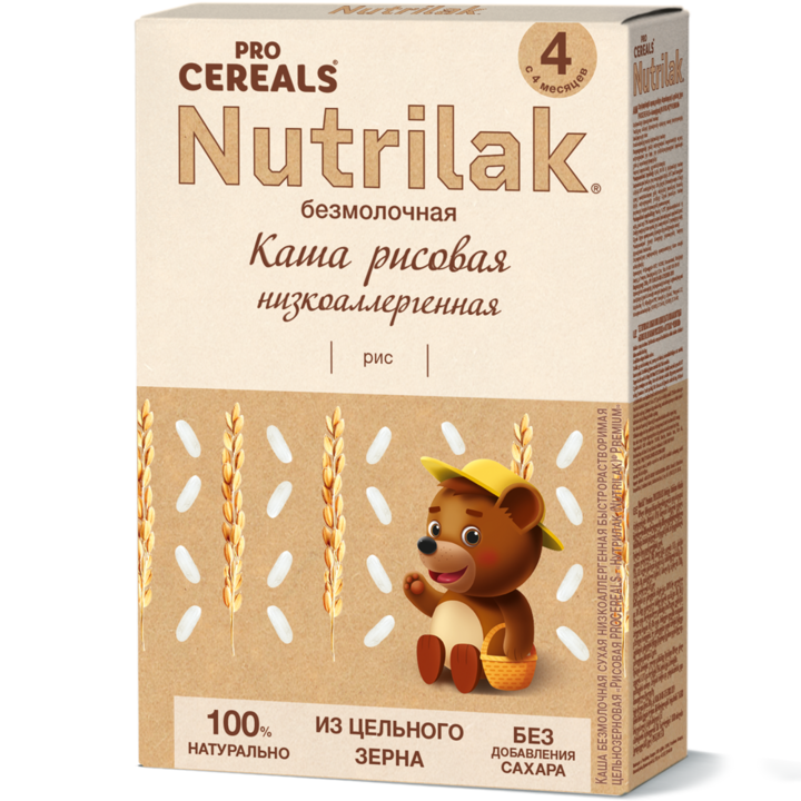 Nutrilak Premium ბრინჯის ურძეო ფაფა (4 თვიდან)
