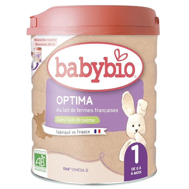 "Babybio" - OPTIMA 1 ადაპტირებული ნარევი, 0-6 თვ, 800 გრ.